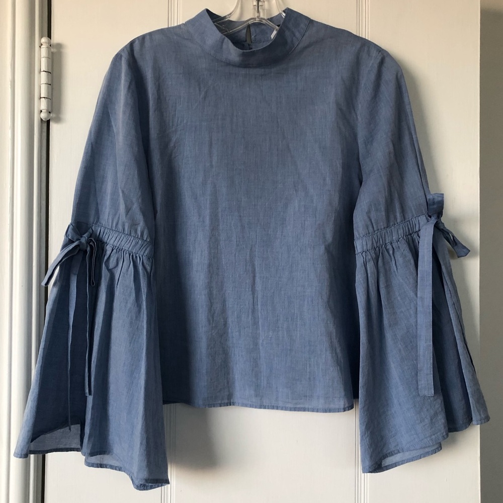Zara Bell Sleeve Top